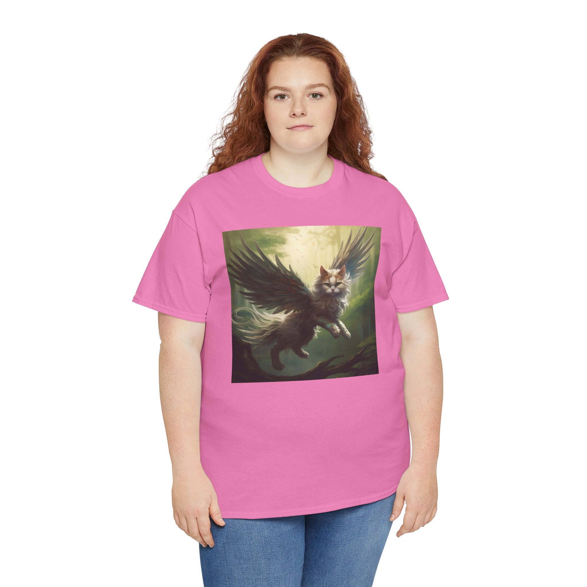 Fantasy Cat Unisex Heavy Cotton Tee