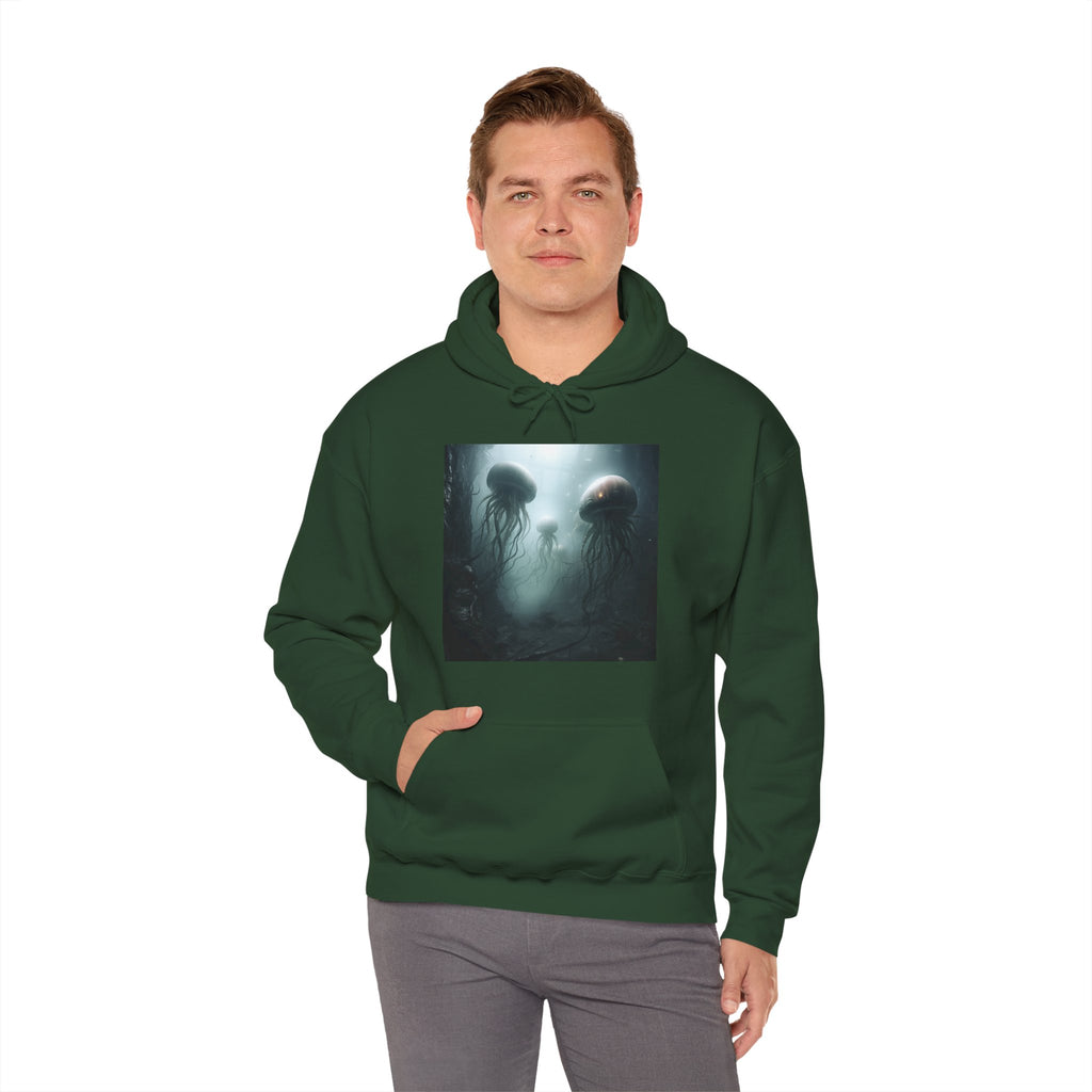 Alien Jellyfish Unisex Heavy Blend Hooded Sweatshirt