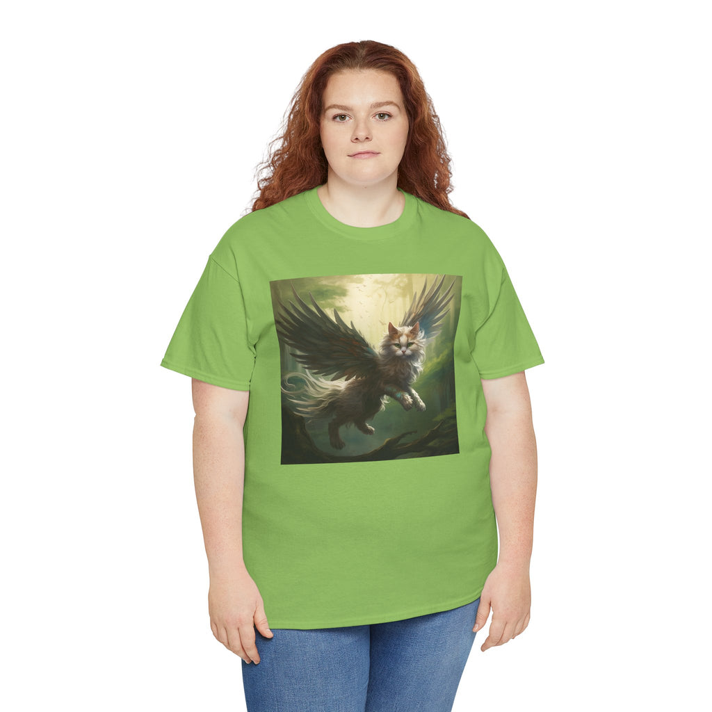 Fantasy Cat Unisex Heavy Cotton Tee