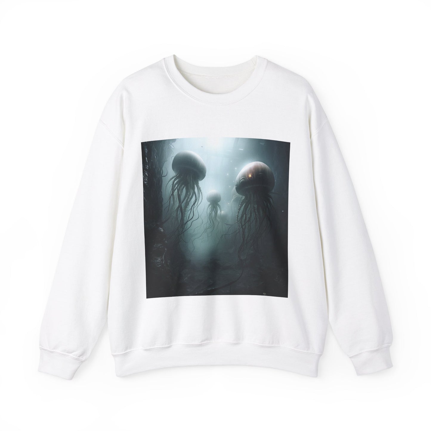 Alien Jellyfish Unisex Heavy Blend Crewneck Sweatshirt