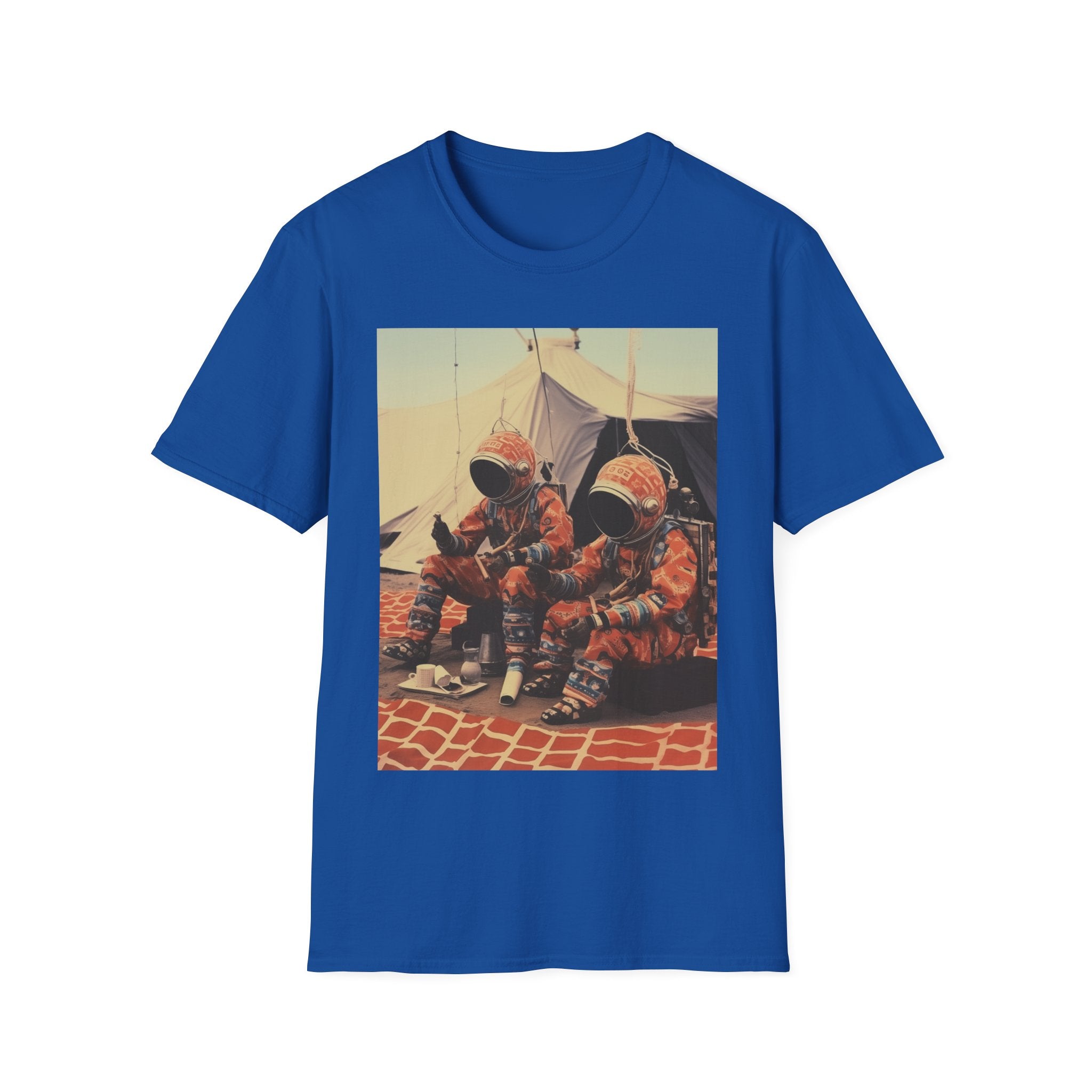 Martian African Print Unisex Softstyle T-Shirt