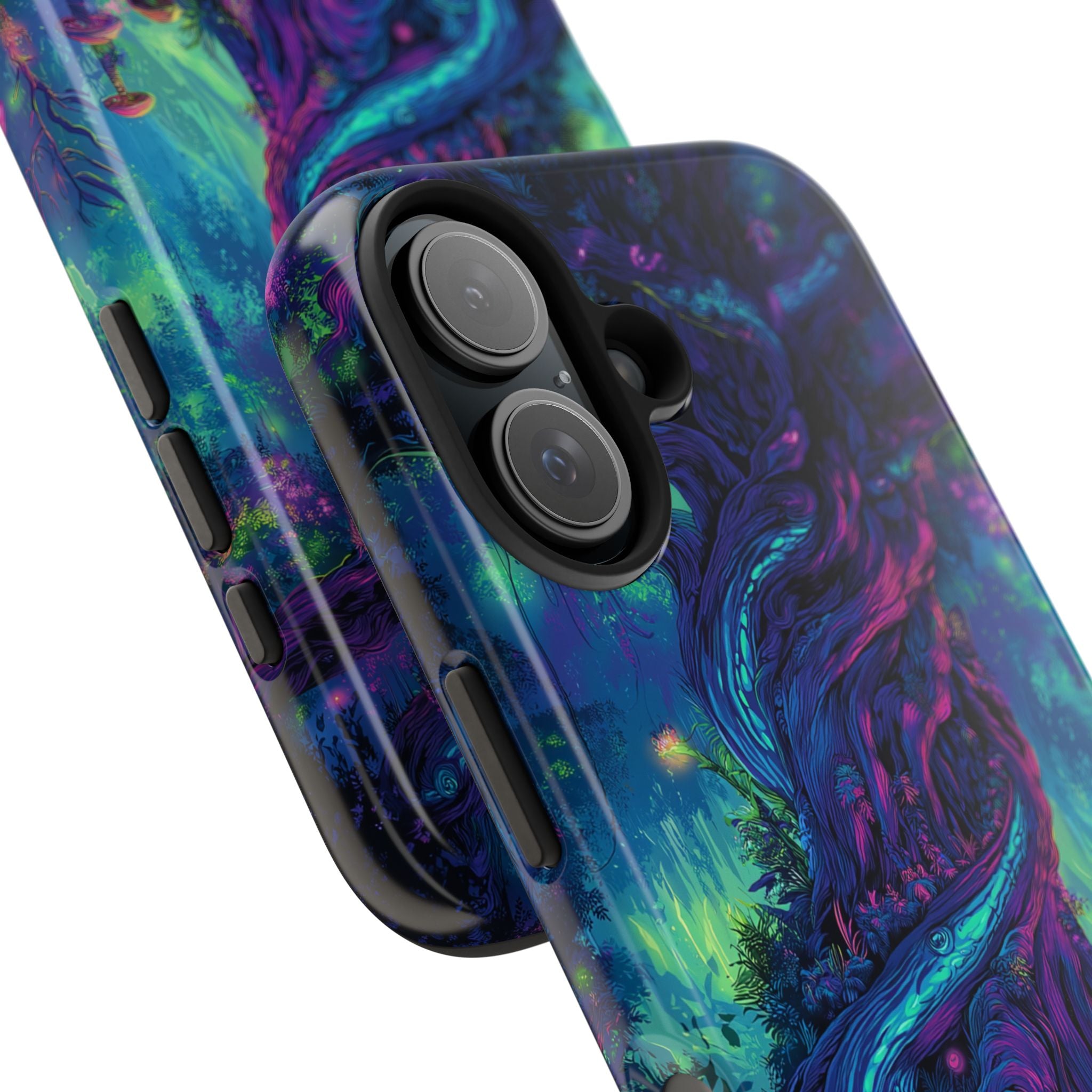 Psychedelic Tree Tough Phone Cases
