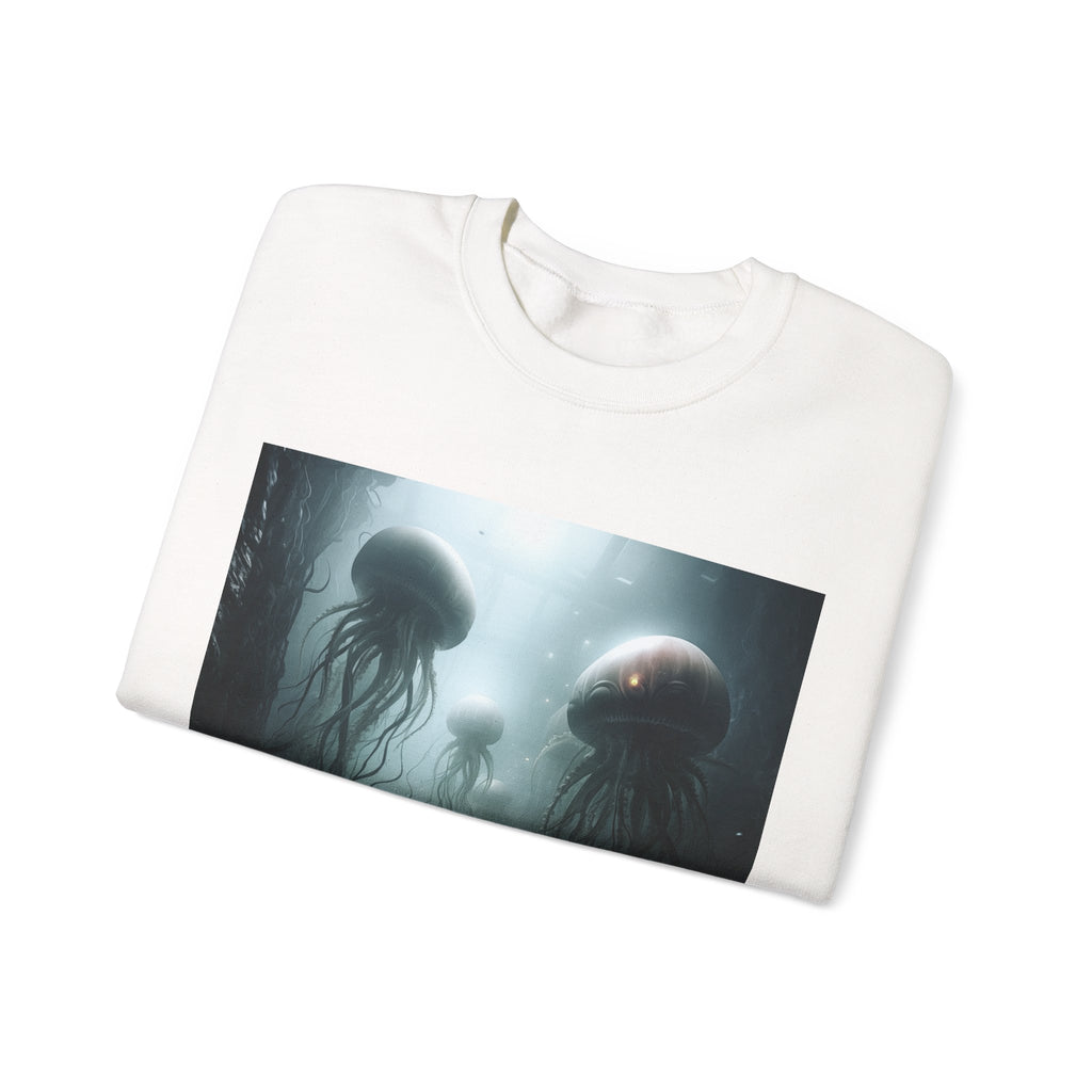 Alien Jellyfish Unisex Heavy Blend Crewneck Sweatshirt