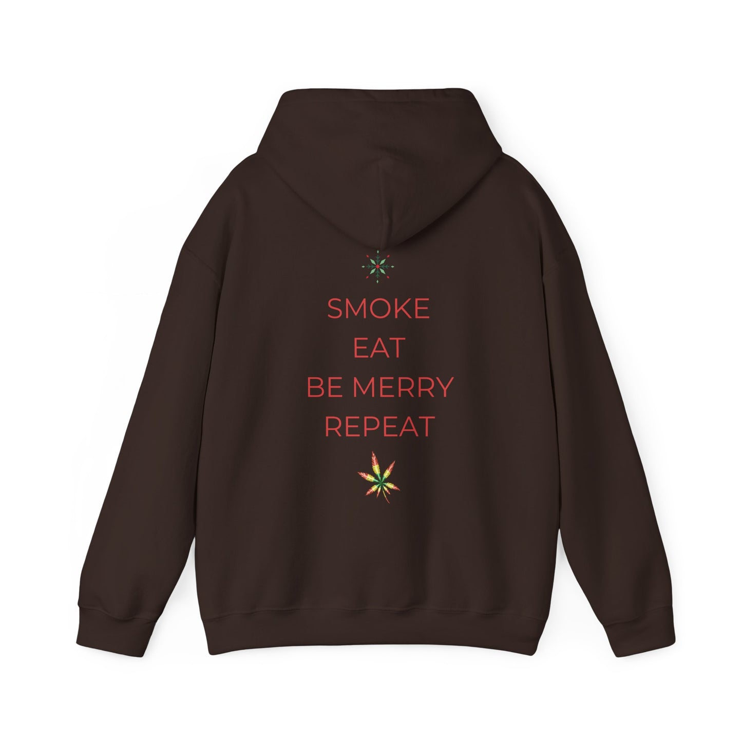 Eat Repeat Holiday Unisex Heavy Blend Hooded Sweatshirt