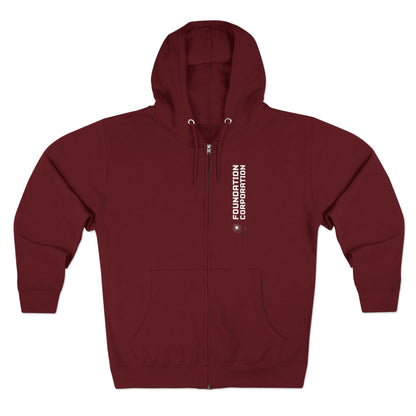 FC Màaz African Zip Hoodie — Vintage Astronauts Graphic Zip-Up Hoodie