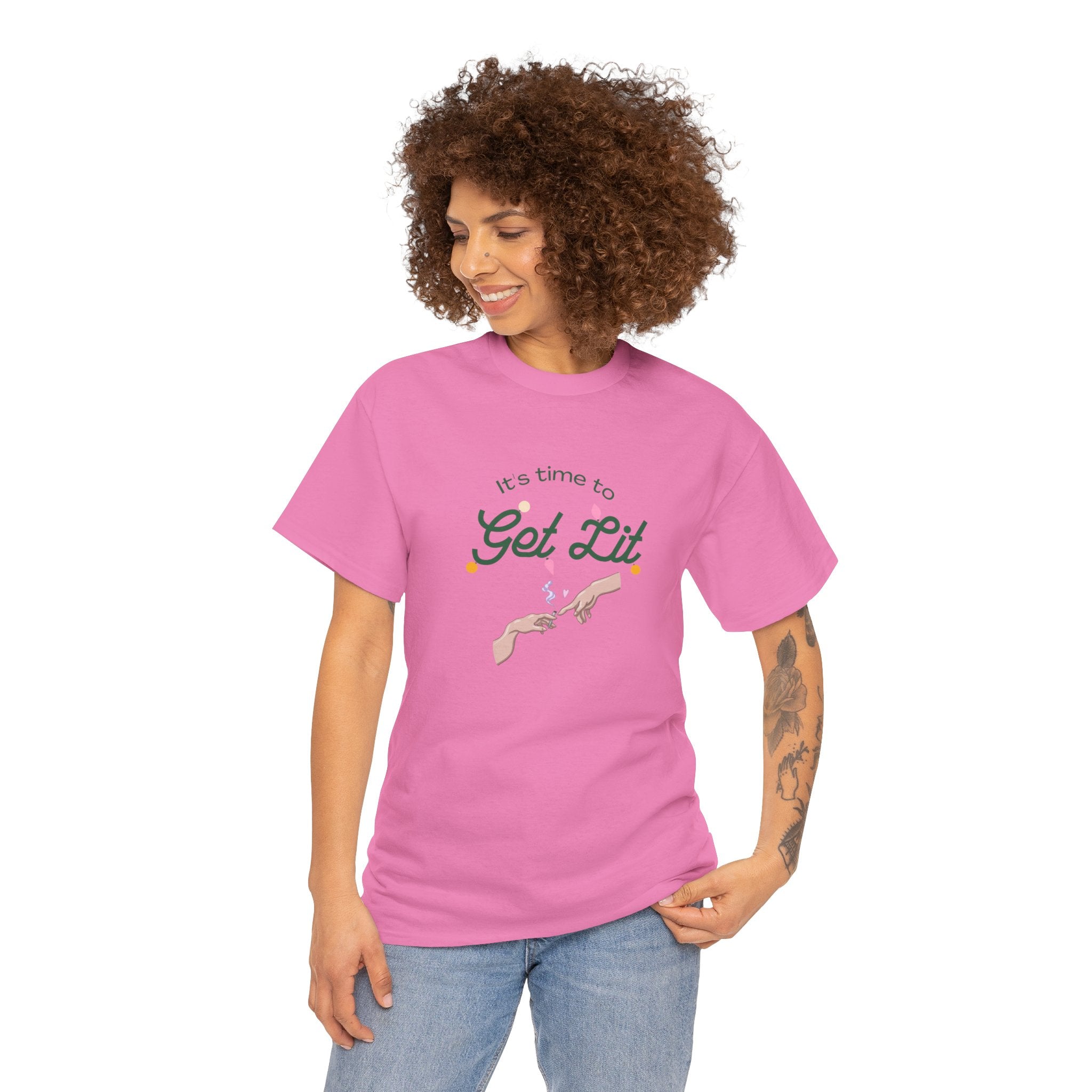 Get Lit Holiday Unisex Heavy Cotton Tee
