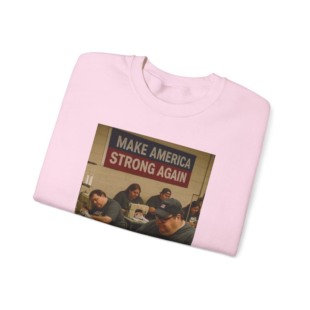Unisex Heavy Blend Crewneck Sweatshirt - Make America Strong Again