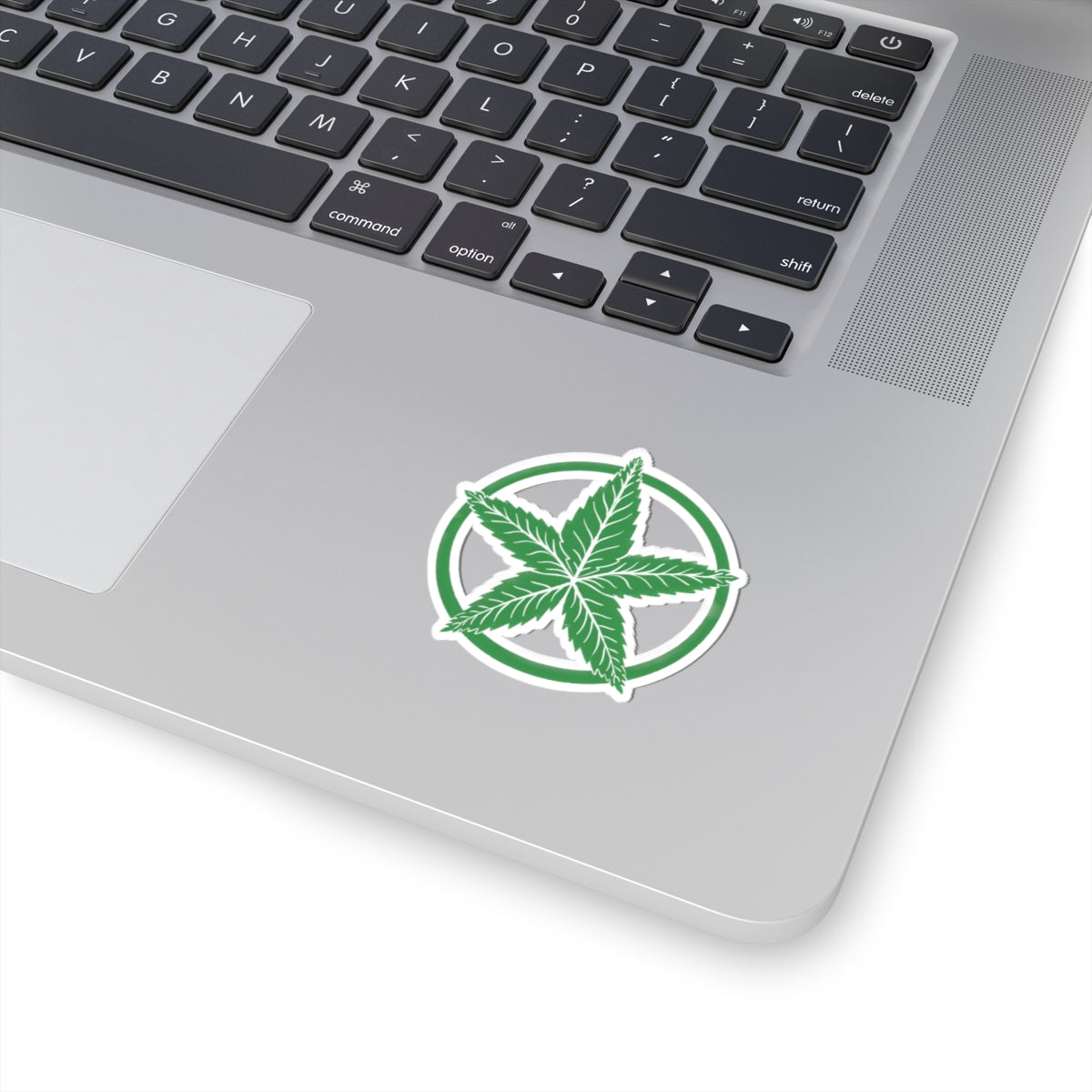 Green Army Star Kiss-Cut Stickers