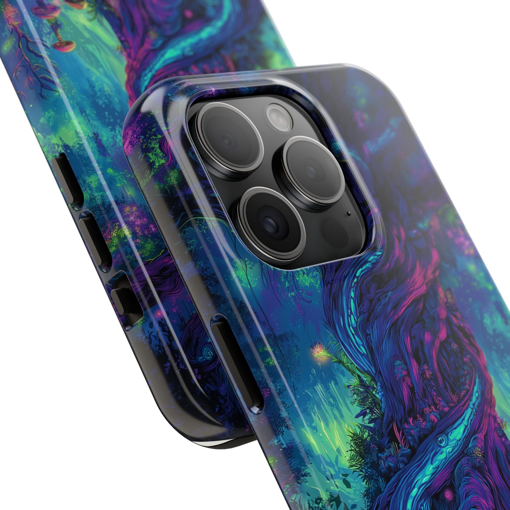 Psychedelic Tree Tough Phone Cases