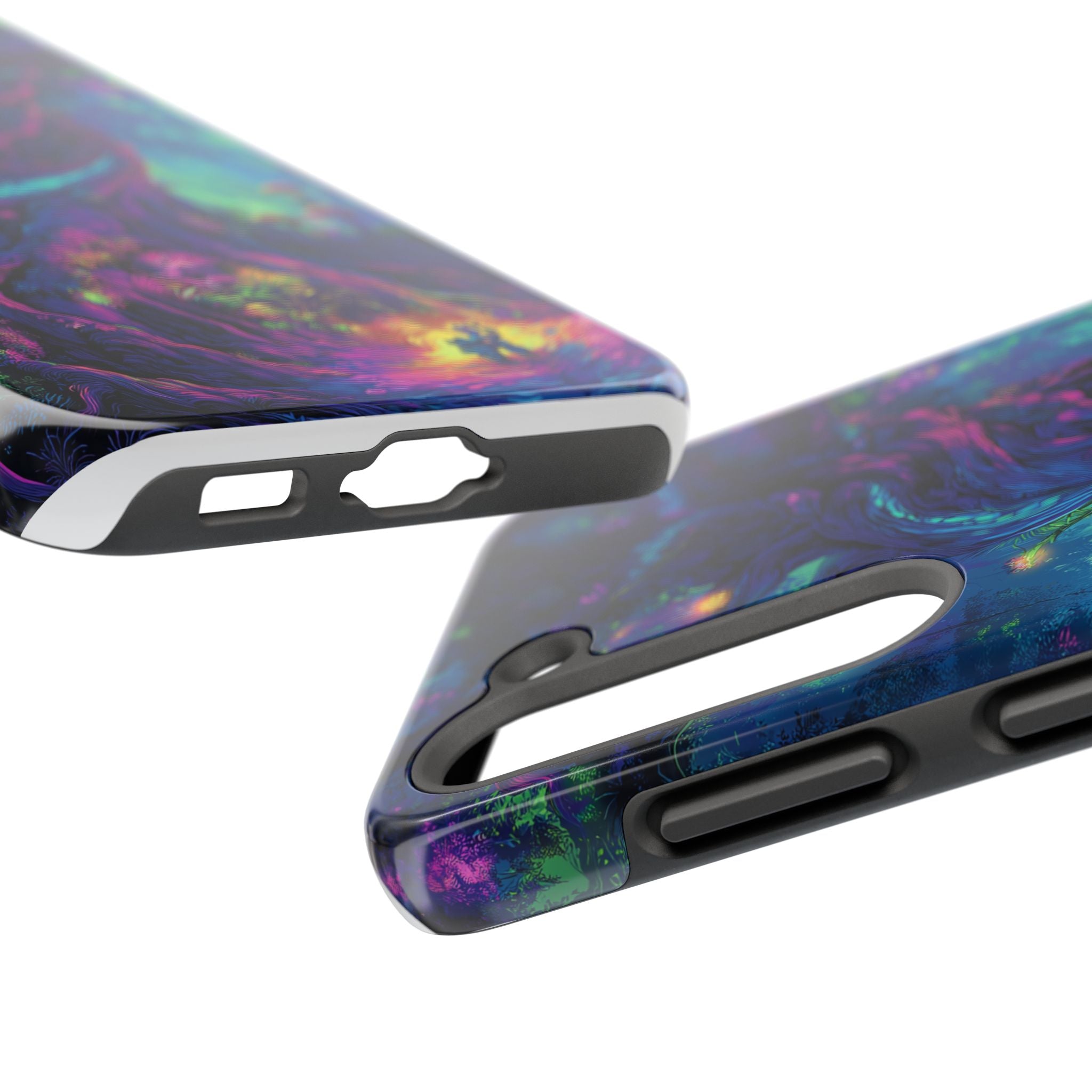 Psychedelic Tree Tough Phone Cases