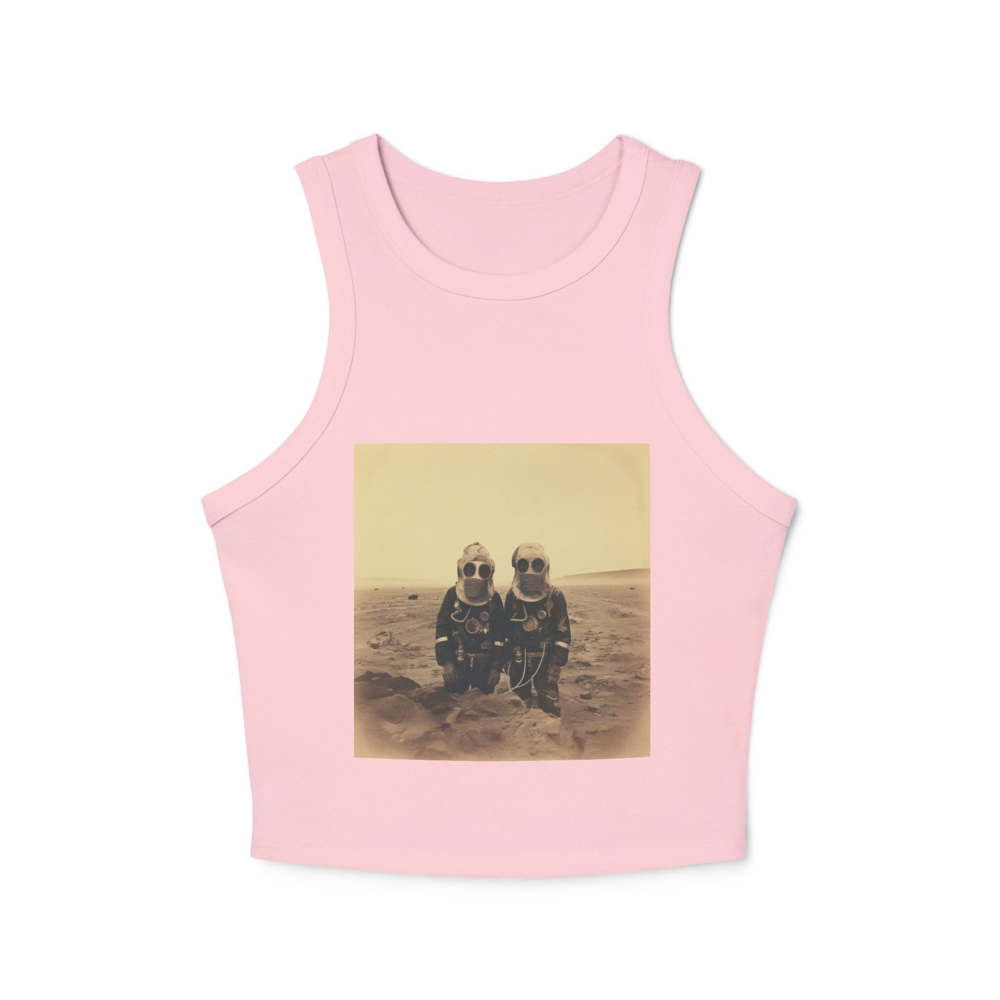 Mars Martians Racer Tank Top for Women - Unique Summer Style