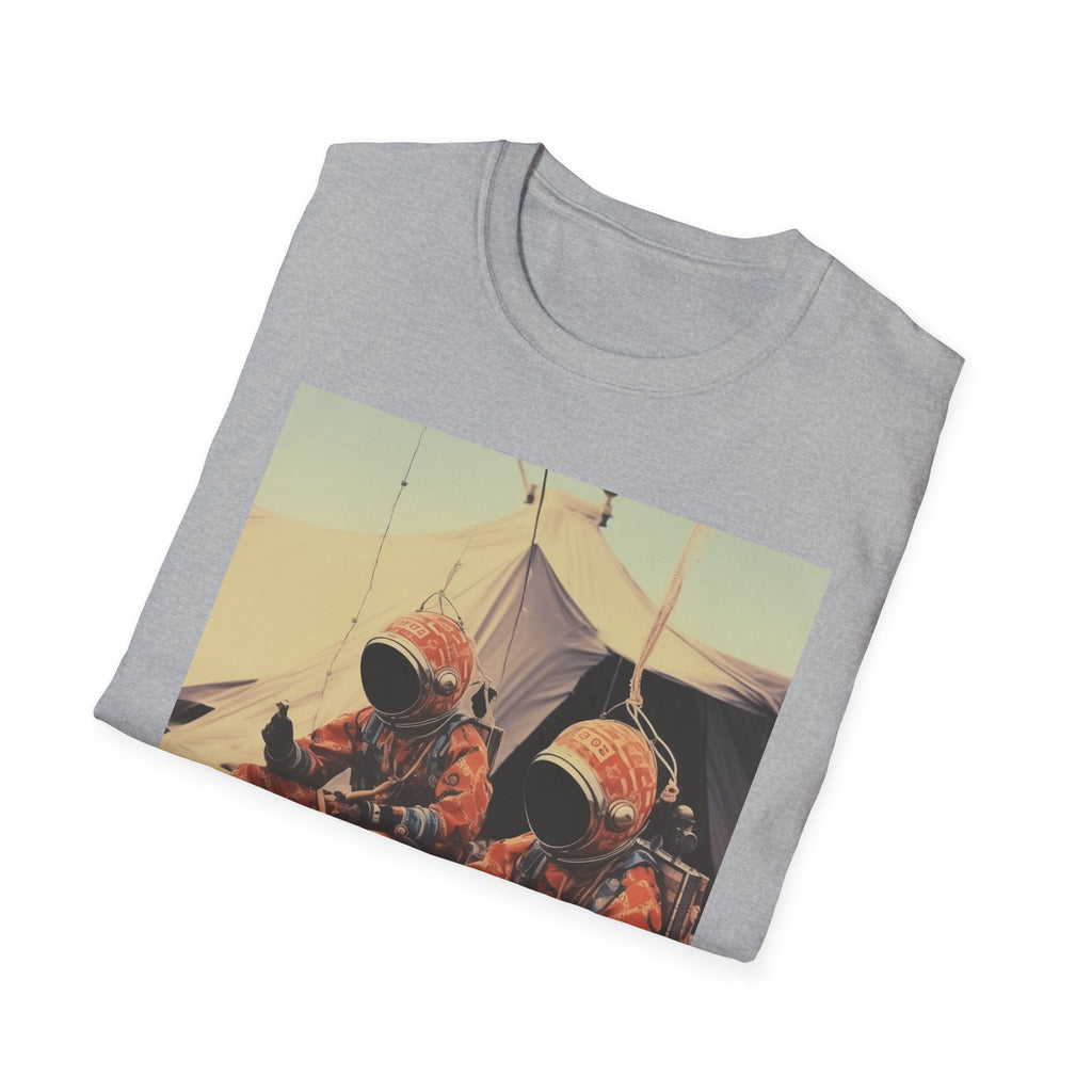 Martian African Print Unisex Softstyle T-Shirt