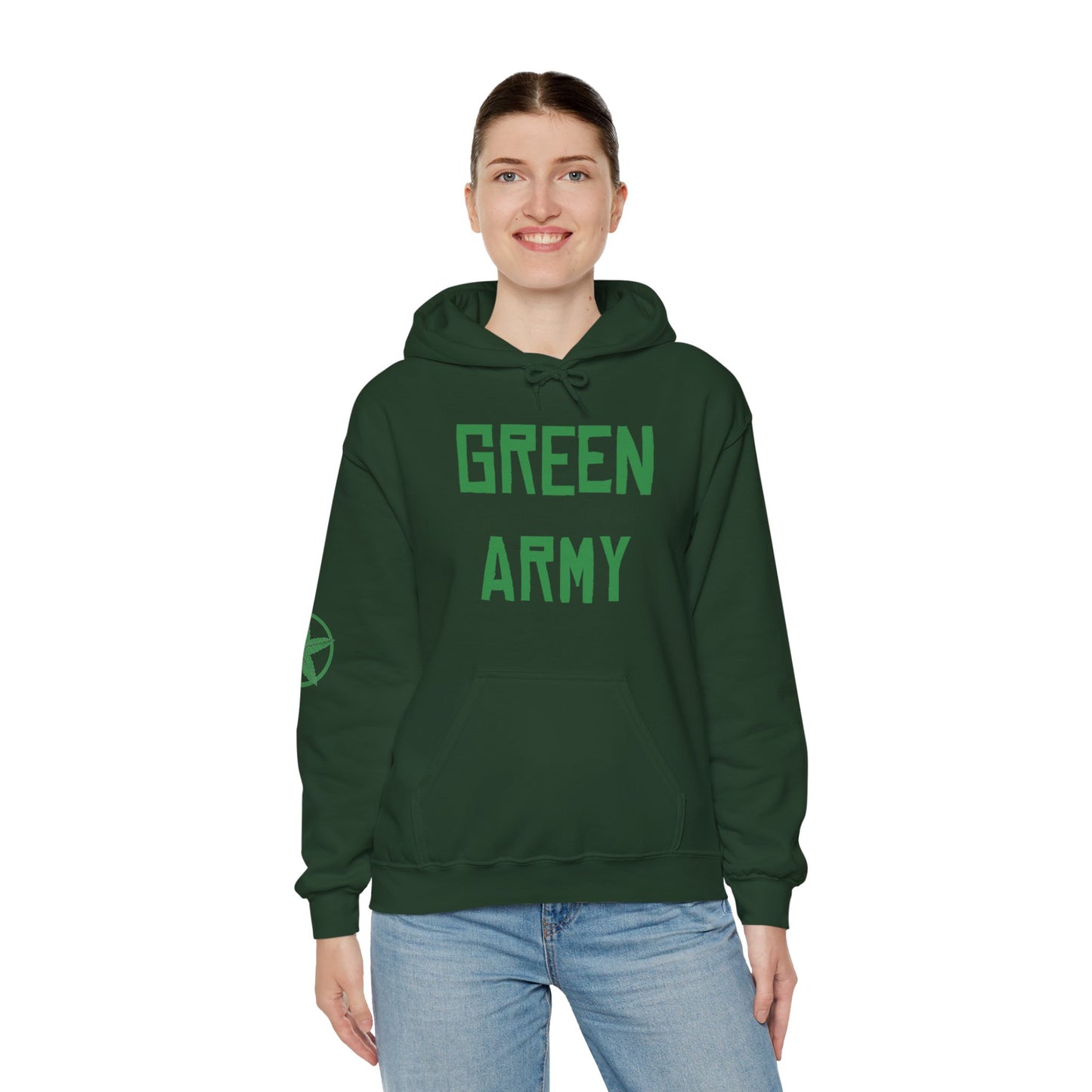 Green Army Unisex Heavy Blend Hooded Sweatshirt