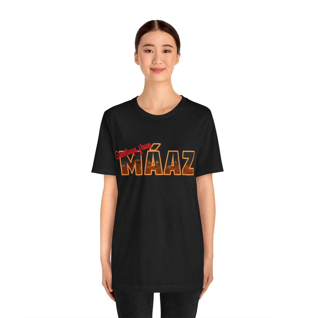 Greetings from Máaz Unisex Jersey Short Sleeve Tee
