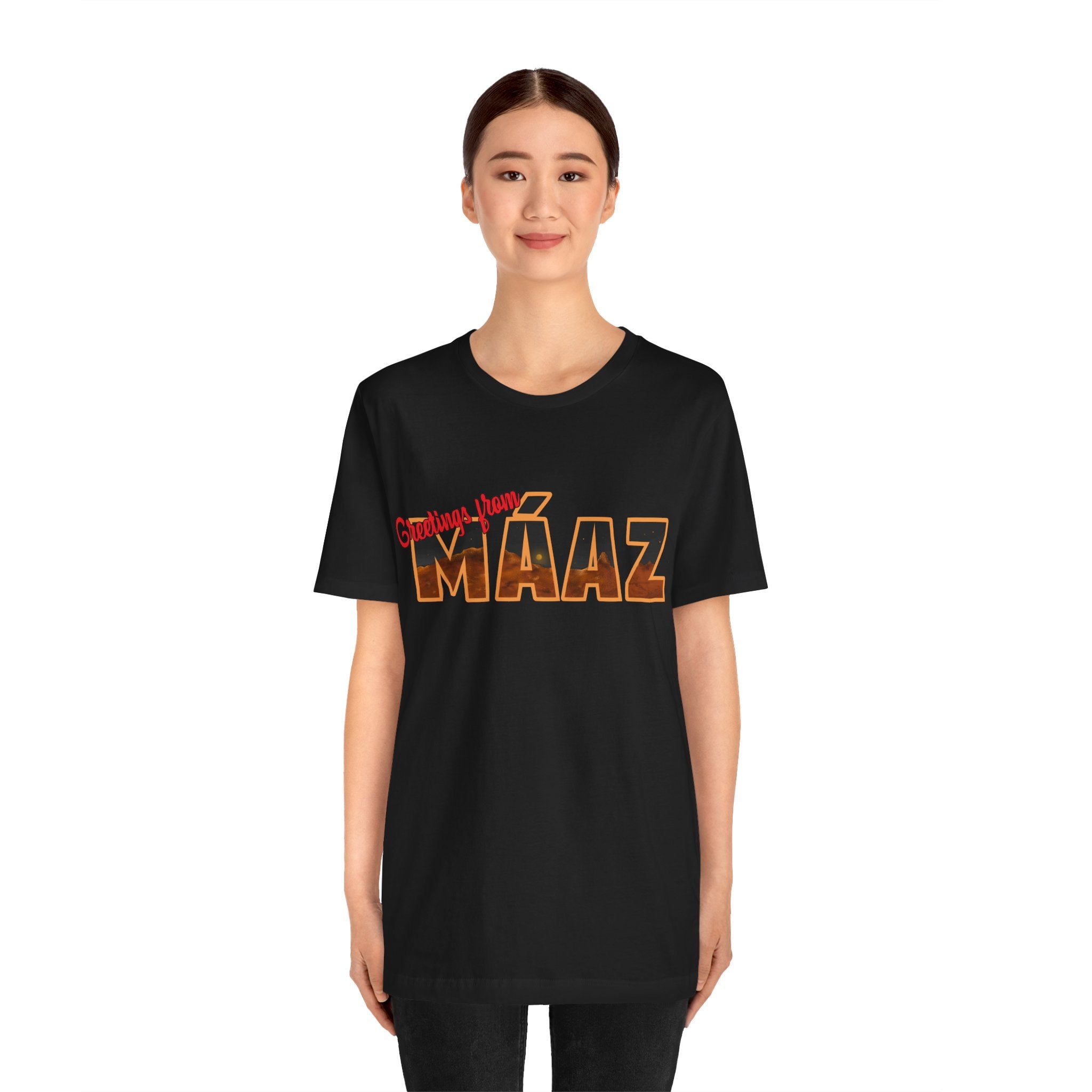 Greetings from Máaz Unisex Jersey Short Sleeve Tee