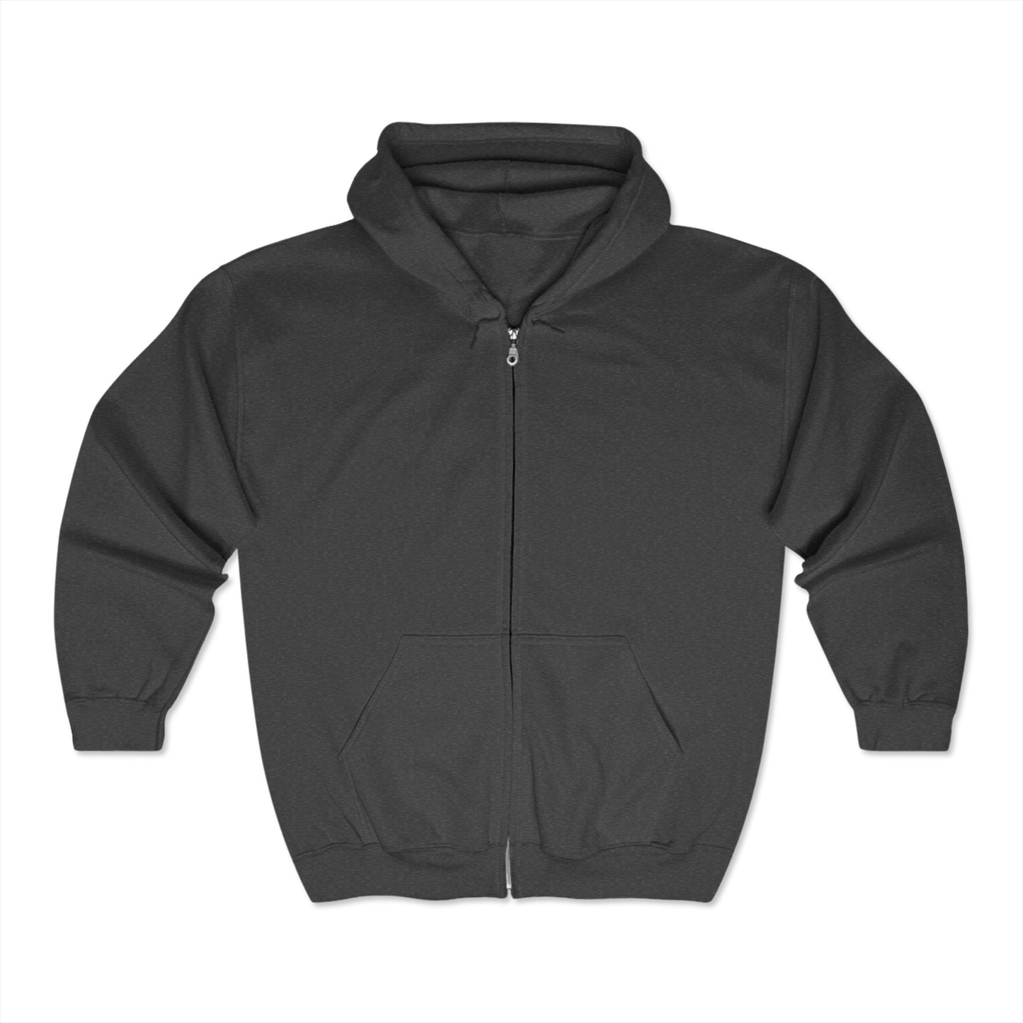 Plain Unisex Heavy Blend Full Zip Hooded Sweatshirt