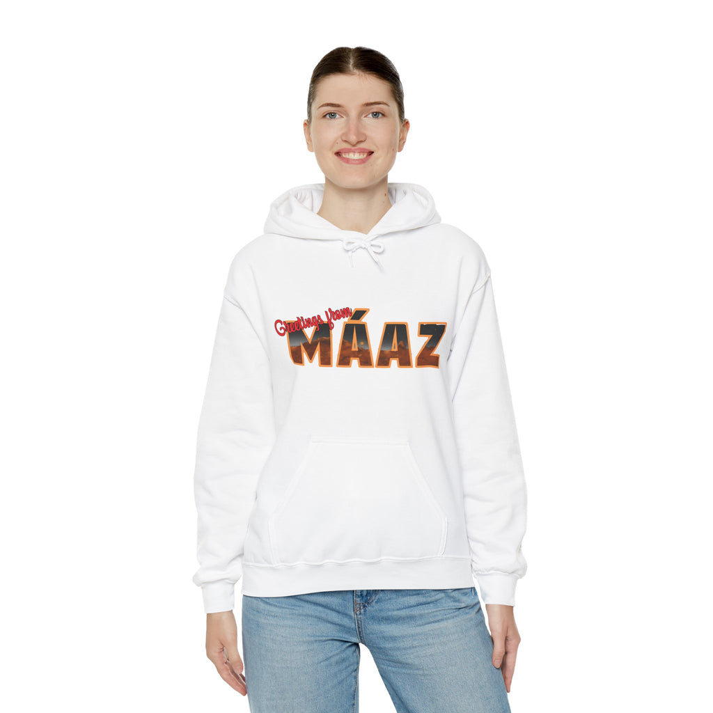 Greetings from Máaz Martians Unisex Heavy Blend Hooded Sweatshirt