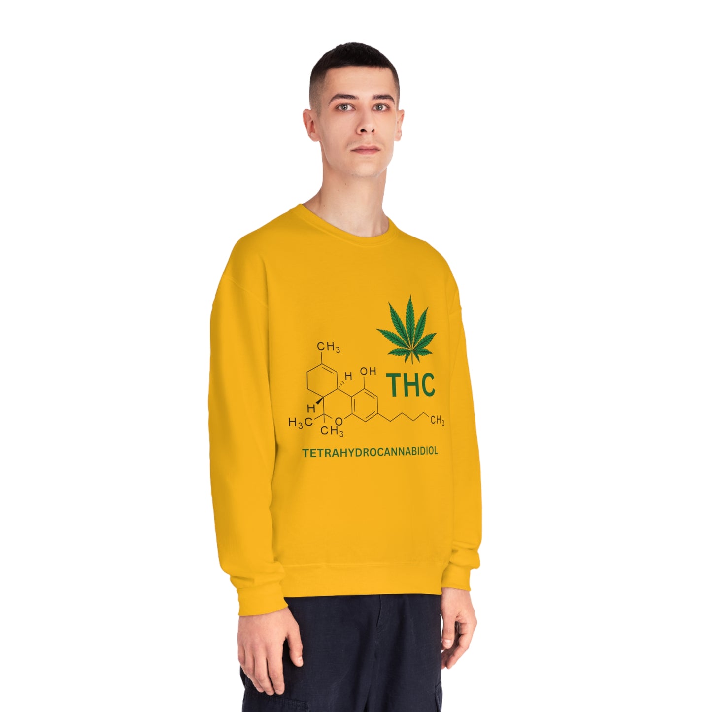 THC Molecule Unisex NuBlend Crewneck Sweatshirt