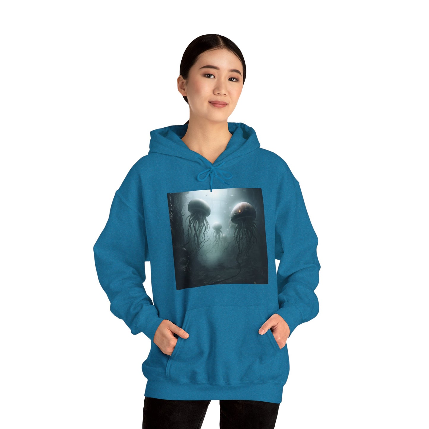 Alien Jellyfish Unisex Heavy Blend Hooded Sweatshirt