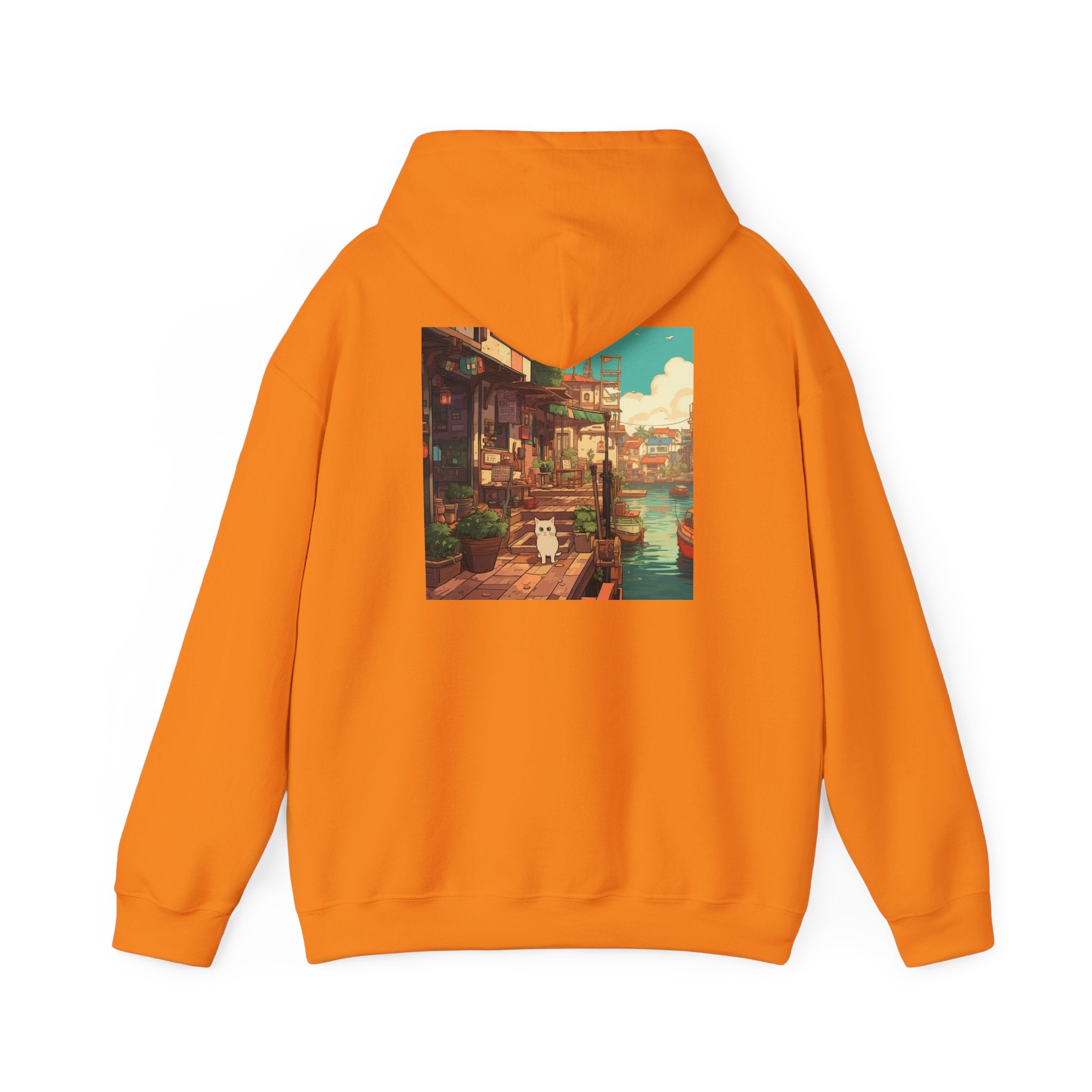 Studio Ghibli Style Cat Unisex Heavy Blend  Hooded Sweatshirt