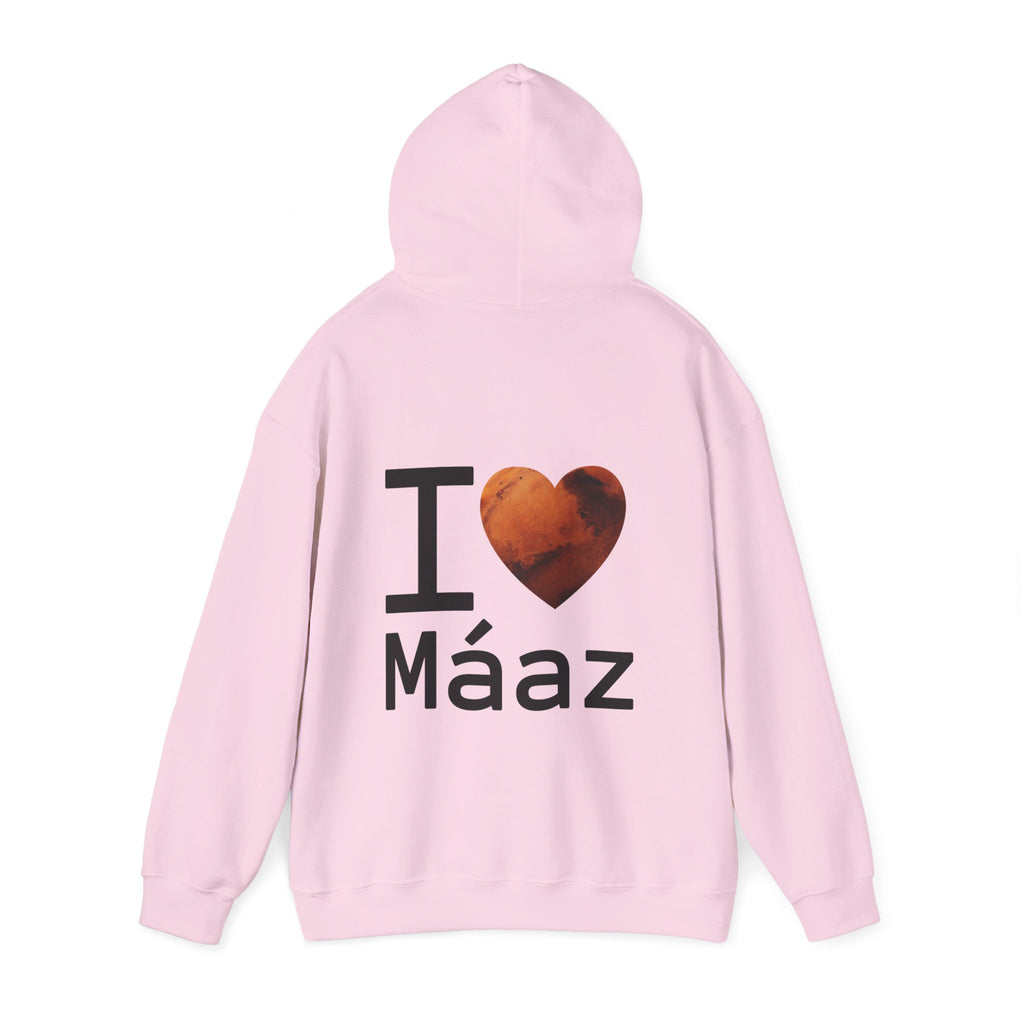I Love Mars Unisex Heavy Blend Hooded Sweatshirt