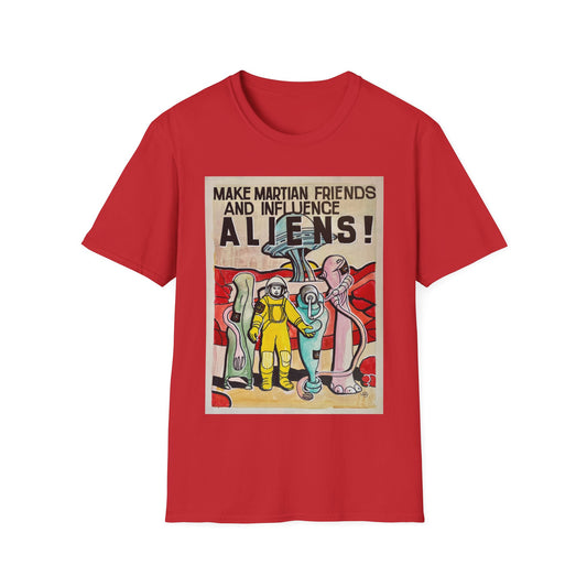 Mars Aliens Unisex Softstyle T-Shirt