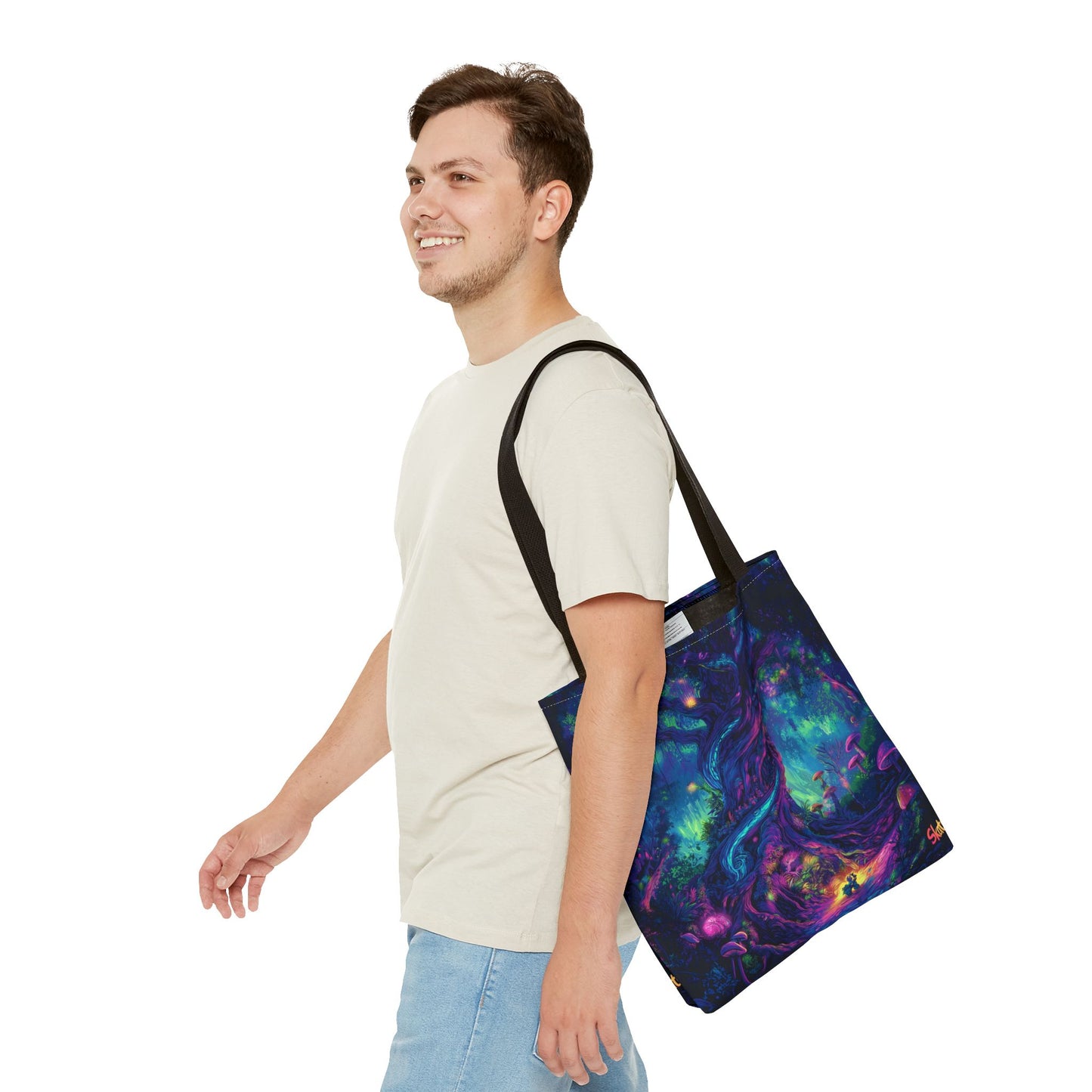 Psychedelic Tree Tote Bag (AOP)