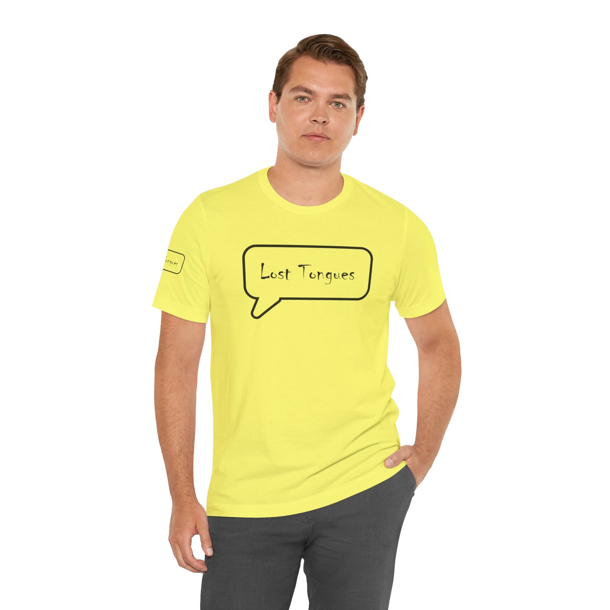 Lost Tongues Unisex Jersey Short Sleeve Tee