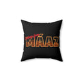 Greetings from Máaz Spun Polyester Square Pillow