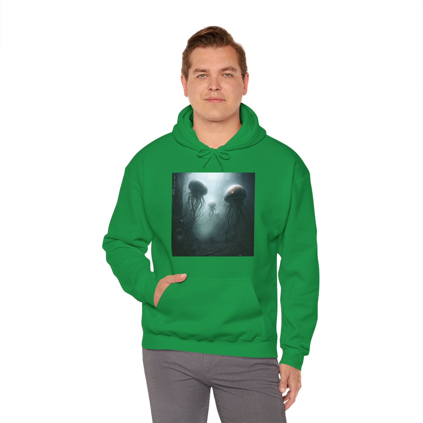 Alien Jellyfish Unisex Heavy Blend Hooded Sweatshirt