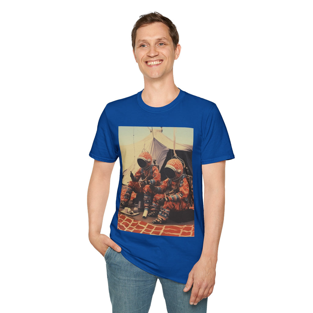 Martian African Print Unisex Softstyle T-Shirt