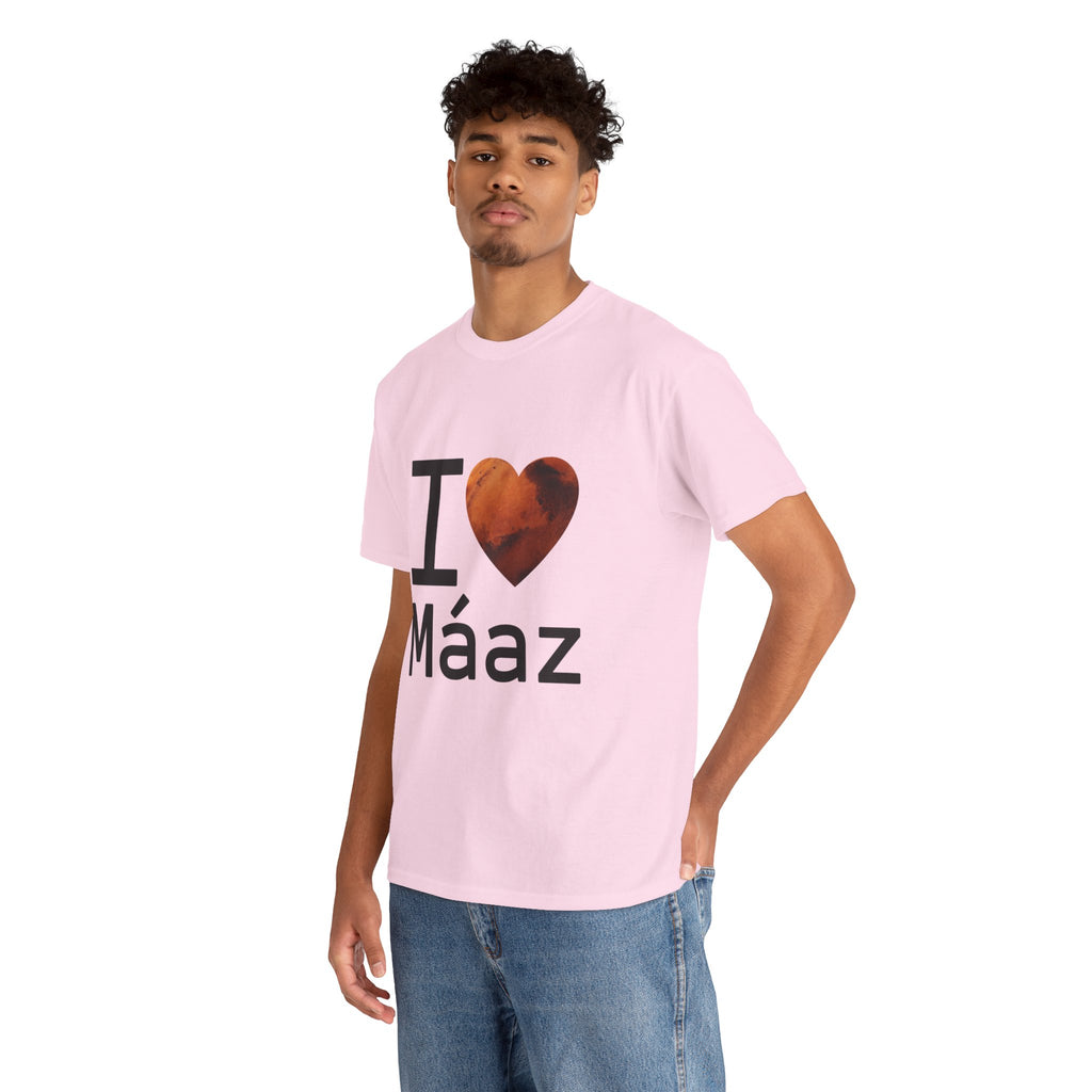 I Love Mars Unisex Heavy Cotton Tee