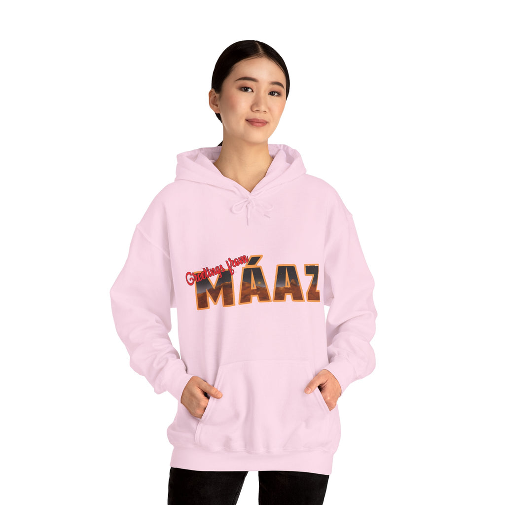 Greetings from Máaz Martians Unisex Heavy Blend Hooded Sweatshirt
