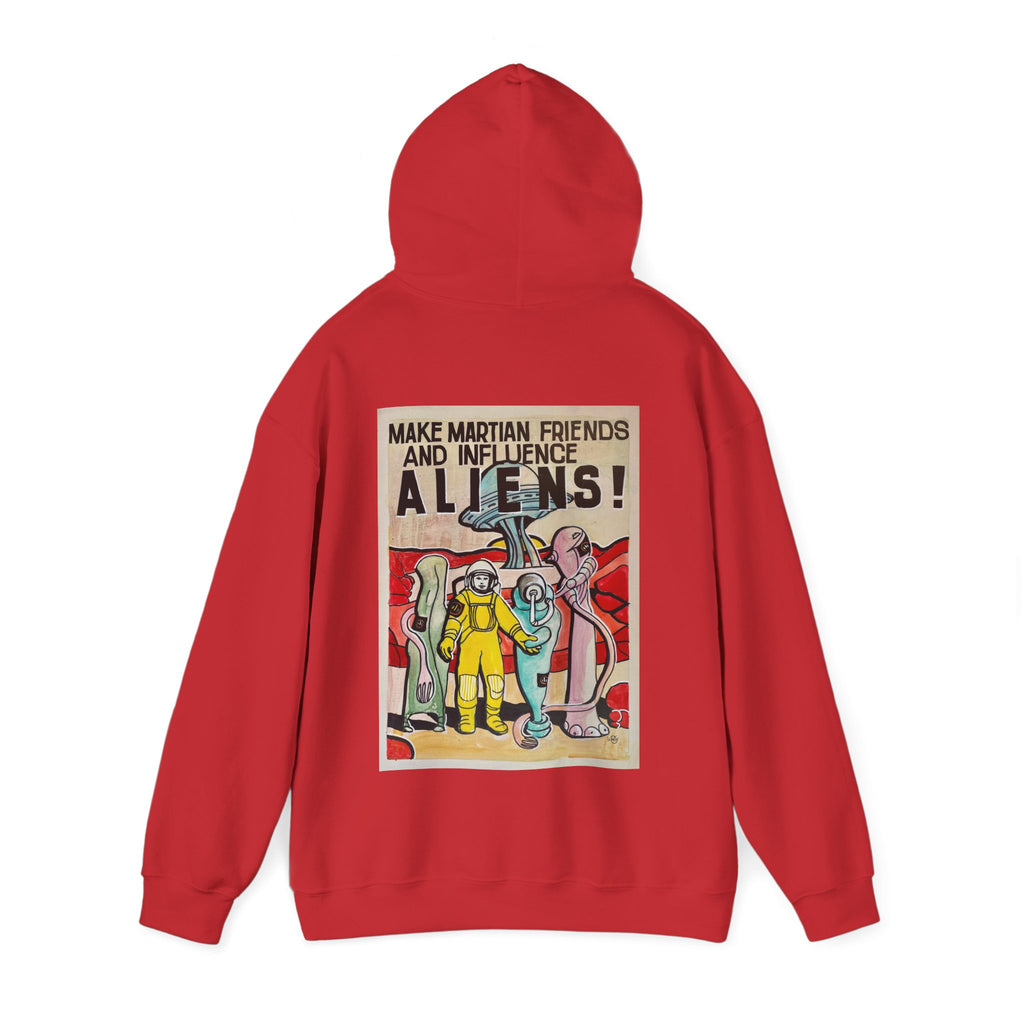 Mars Aliens Unisex Heavy Blend Hooded Sweatshirt