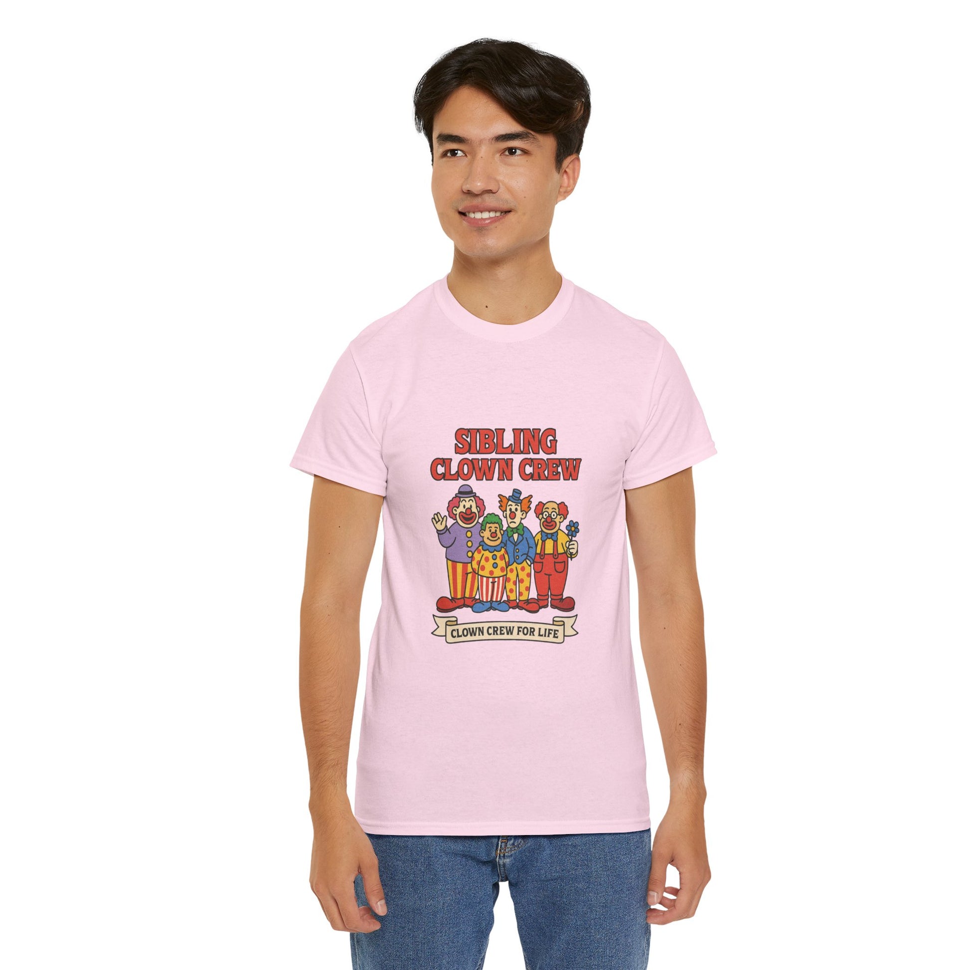 Clown Siblings Unisex Heavy Cotton Tee