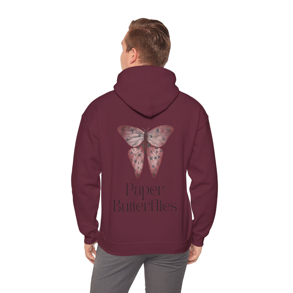 Paper Butterflies Unisex Heavy Blend Hooded Sweatshirt