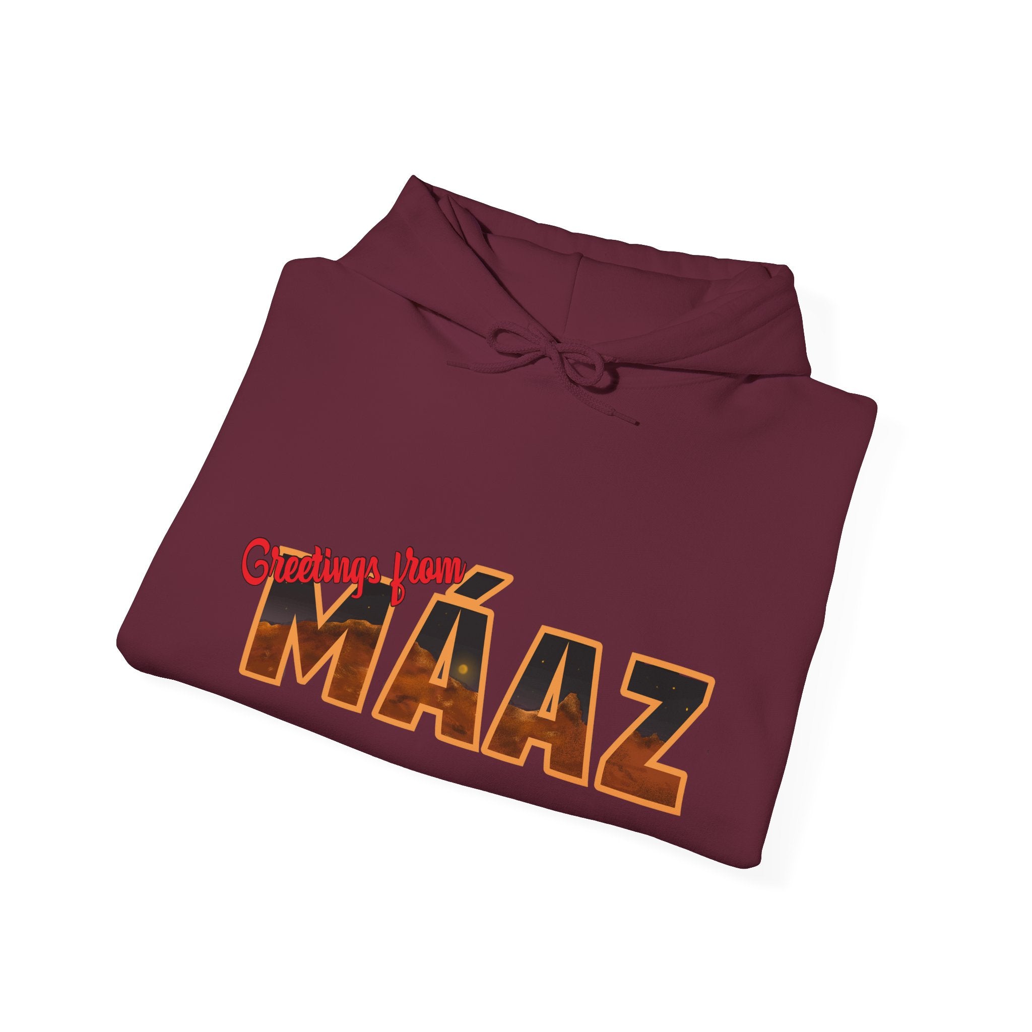 Greetings from Máaz Martians Unisex Heavy Blend Hooded Sweatshirt