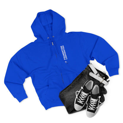 FC Màaz African Zip Hoodie — Vintage Astronauts Graphic Zip-Up Hoodie