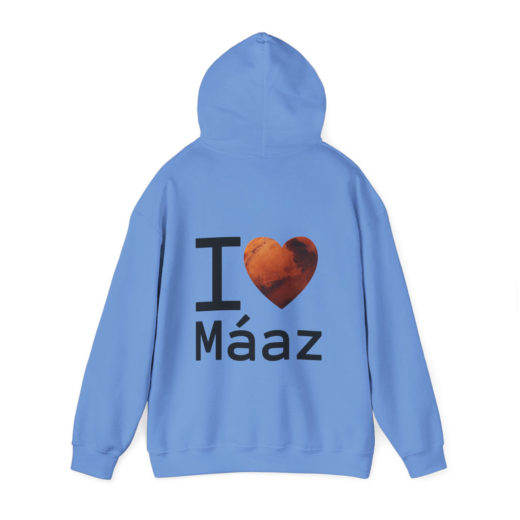 I Love Mars Unisex Heavy Blend Hooded Sweatshirt