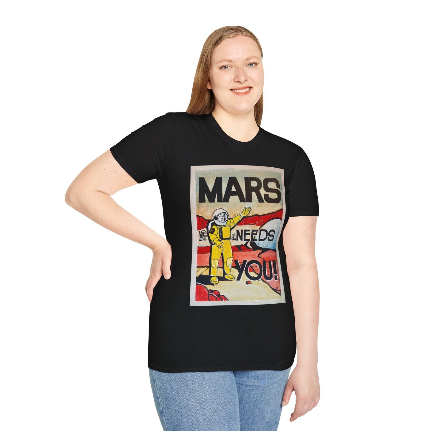 Mars Needs You Unisex Softstyle T-Shirt