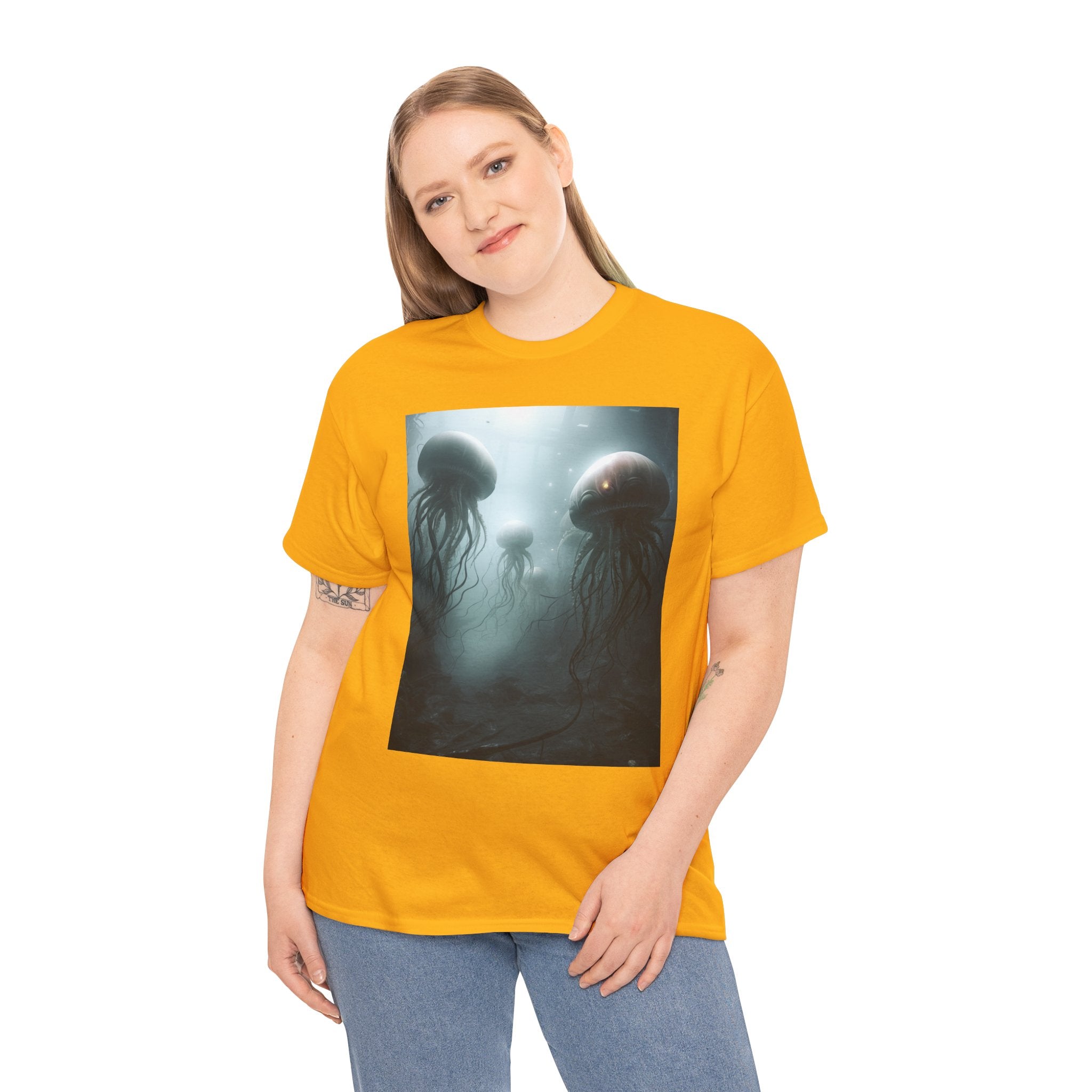 Alien Jellyfish Unisex Heavy Cotton Tee