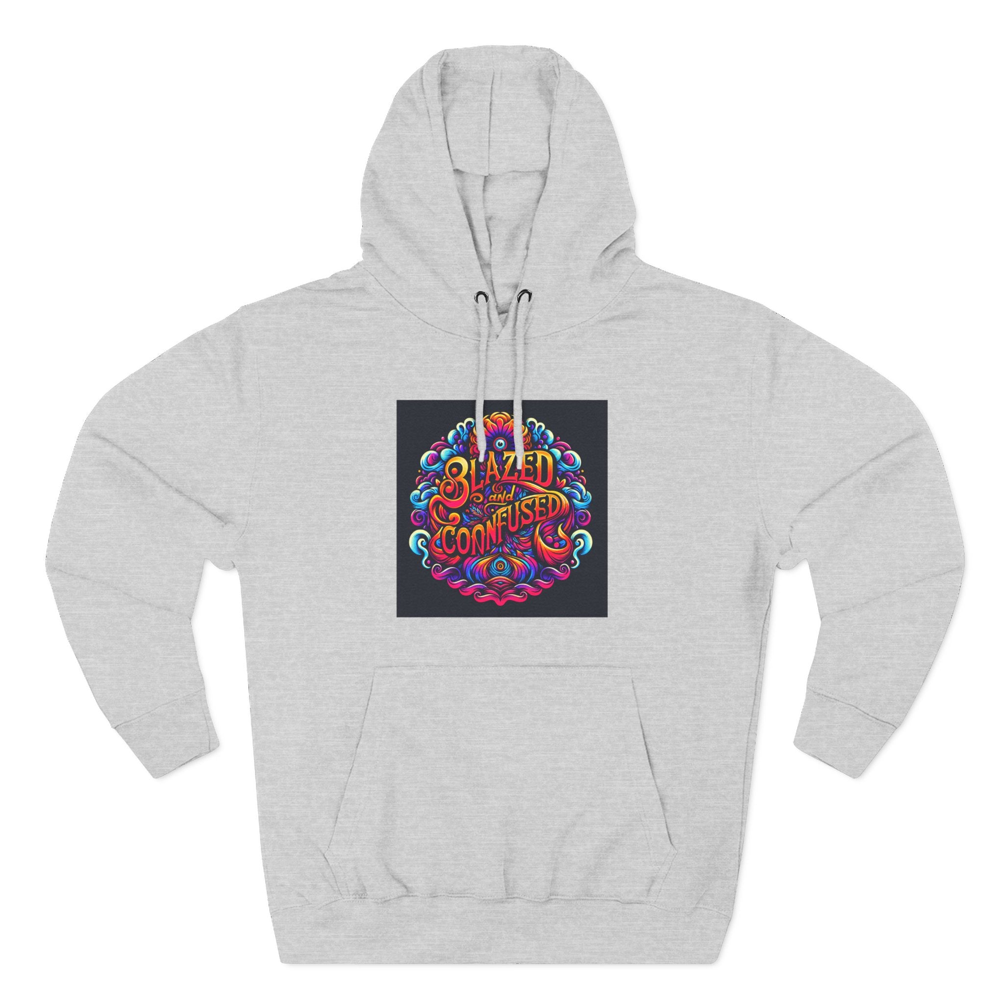 Blazed and Confused Three-Panel Fleece Hoodie