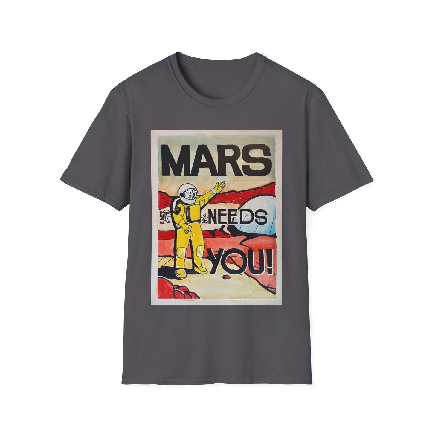 Mars Needs You Unisex Softstyle T-Shirt