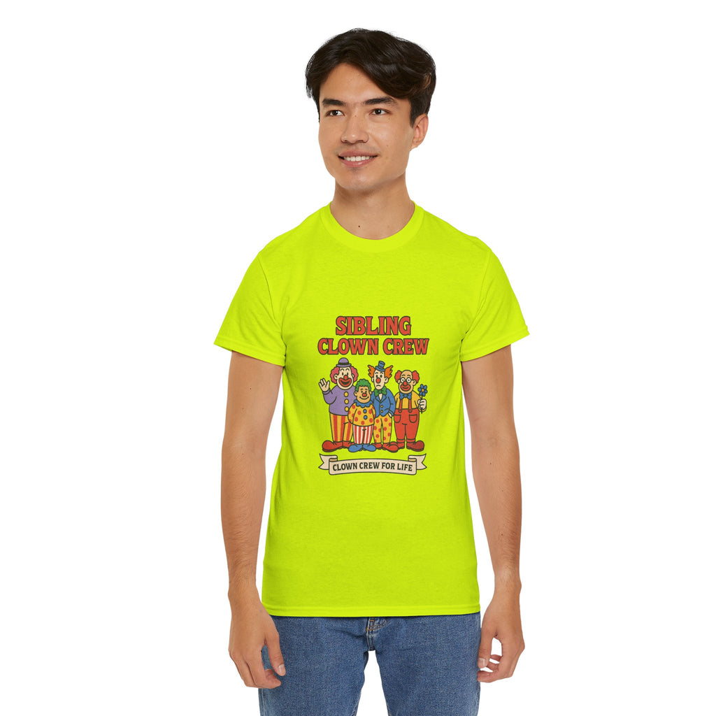 Clown Siblings Unisex Heavy Cotton Tee