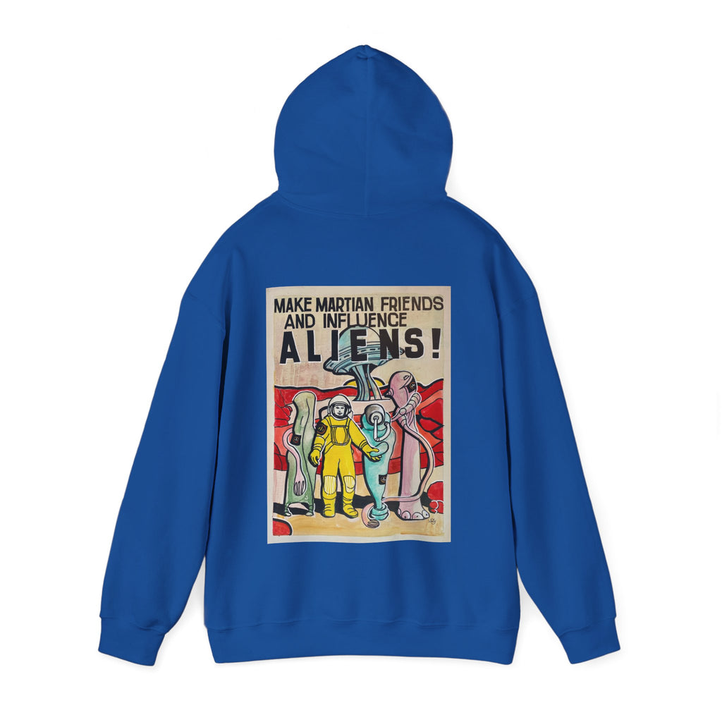 Mars Aliens Unisex Heavy Blend Hooded Sweatshirt