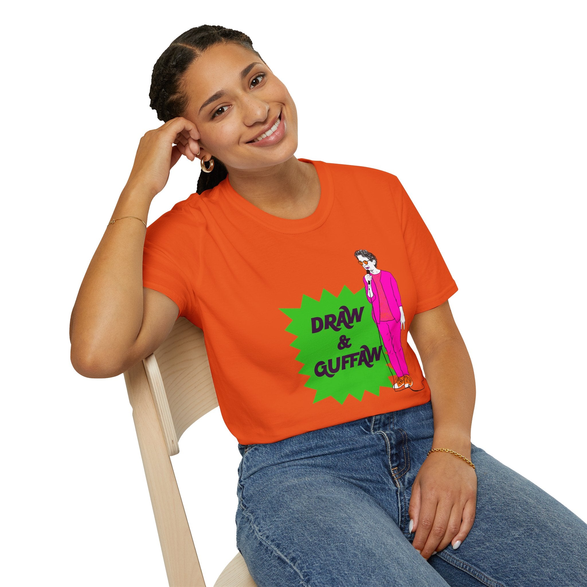 Draw and Guffaw Unisex Softstyle T-Shirt