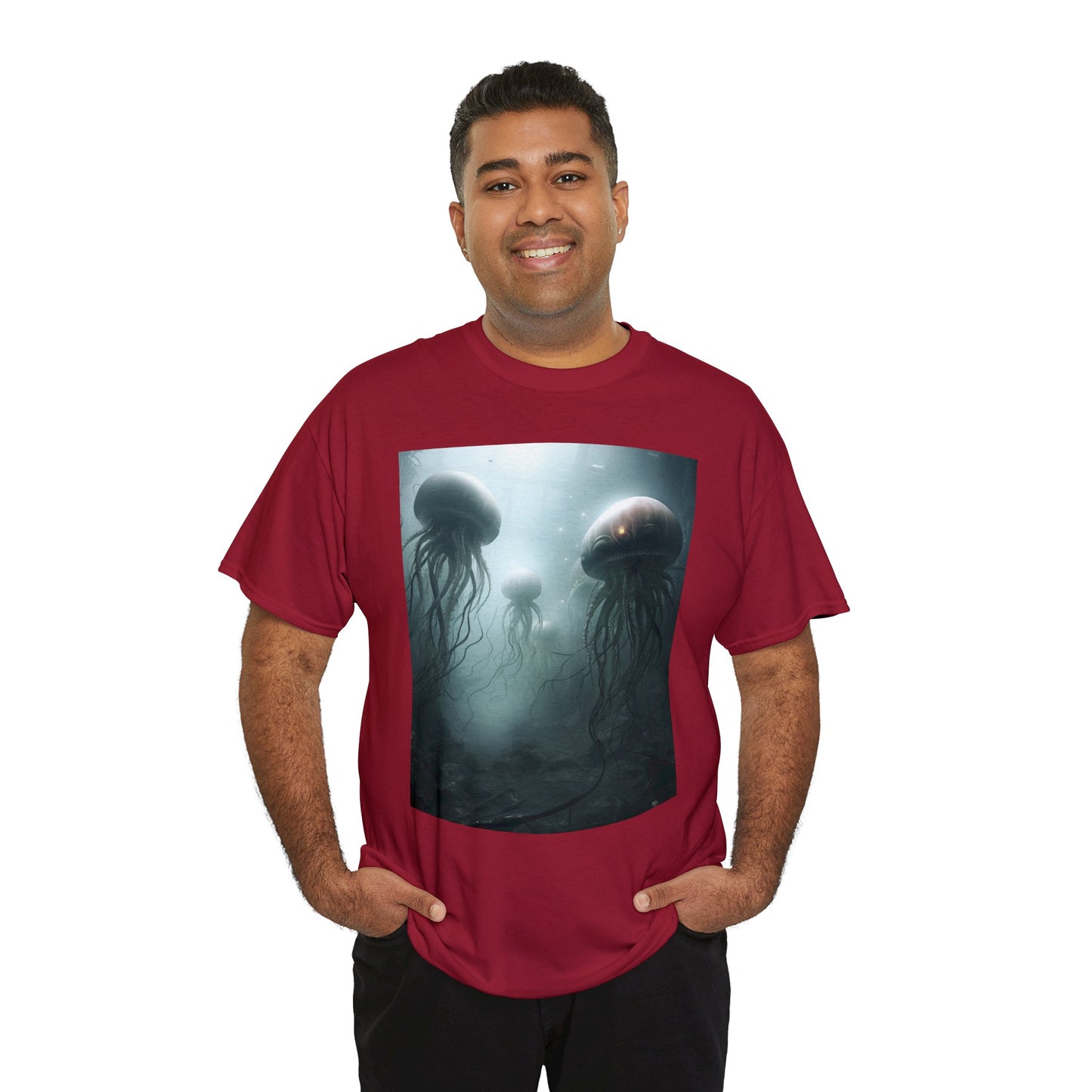 Alien Jellyfish Unisex Heavy Cotton Tee