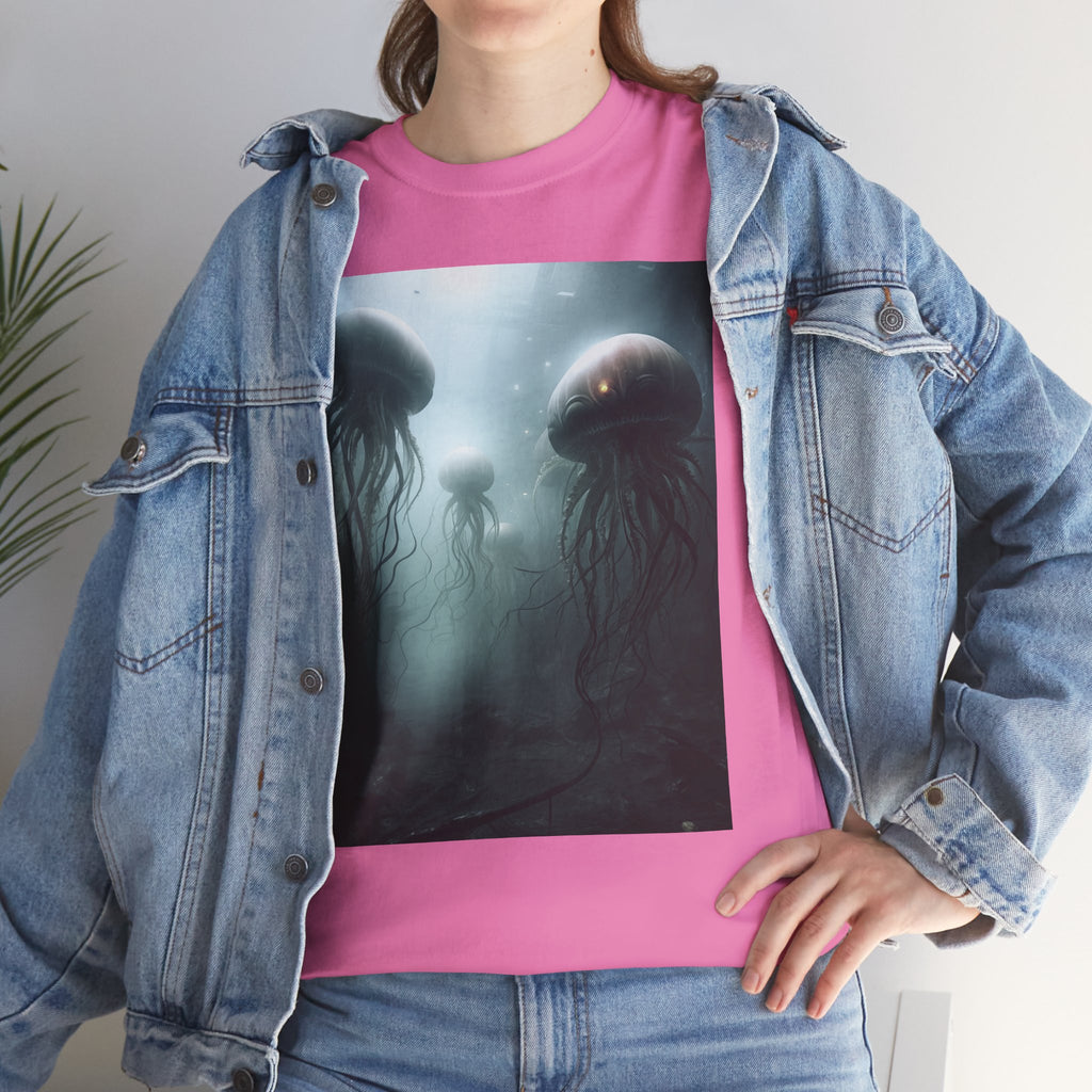 Alien Jellyfish Unisex Heavy Cotton Tee