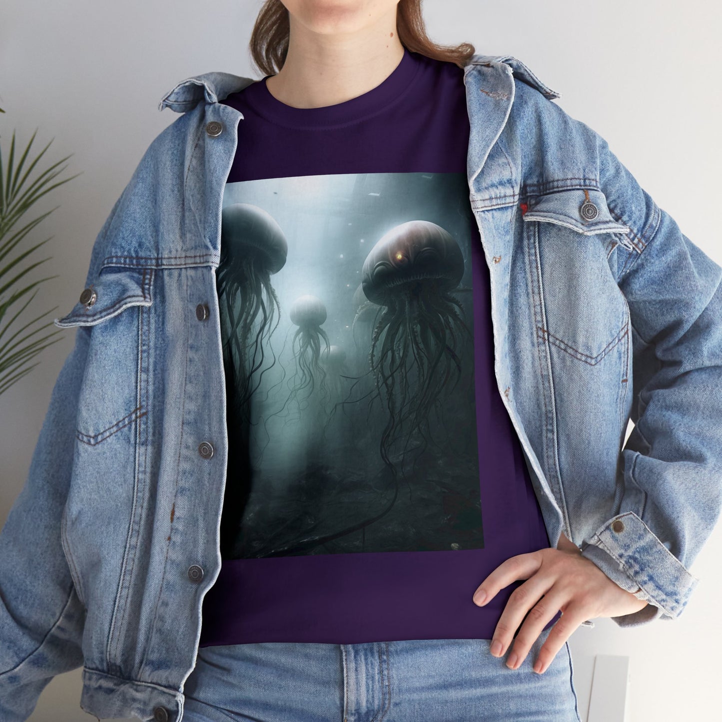 Alien Jellyfish Unisex Heavy Cotton Tee