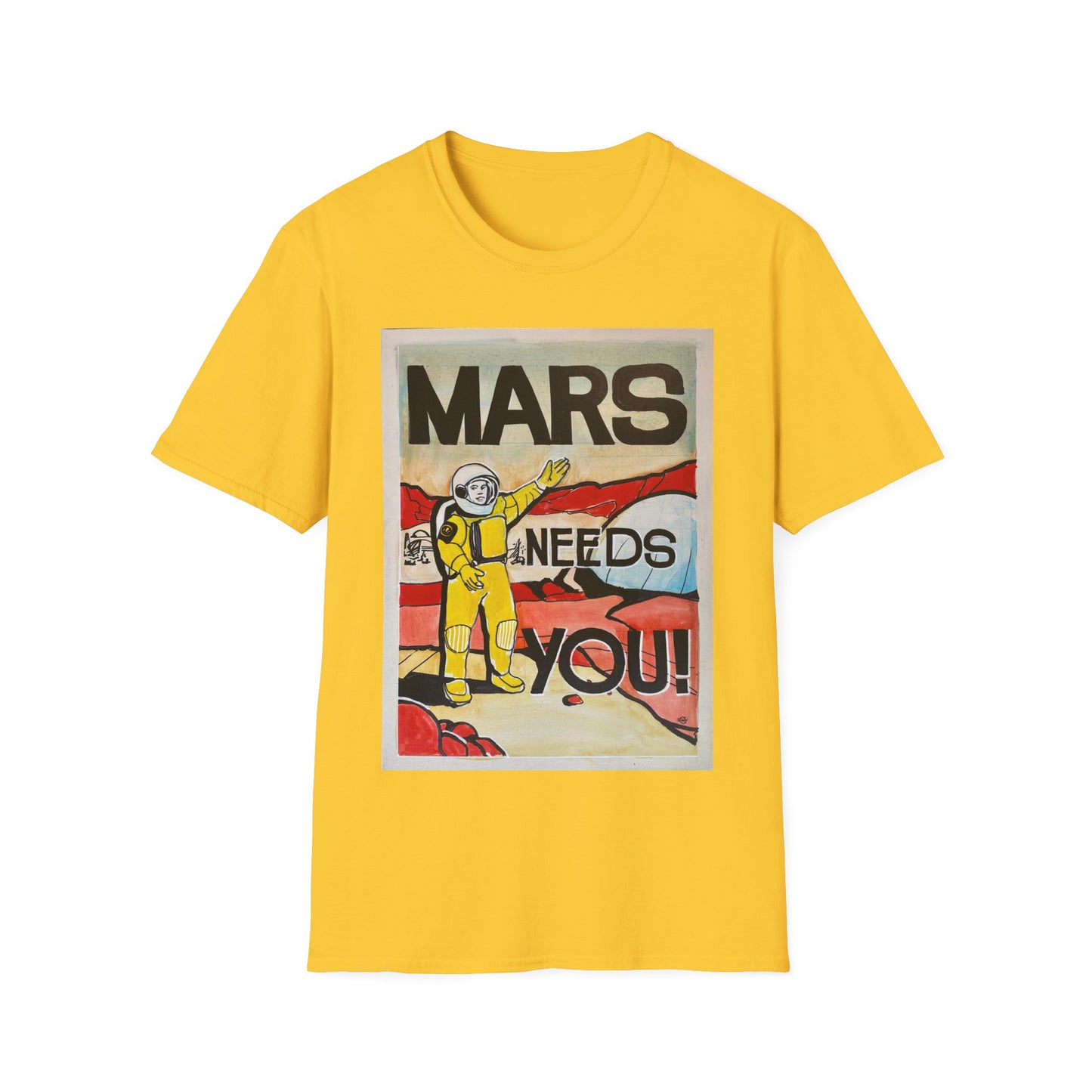 Mars Needs You Unisex Softstyle T-Shirt